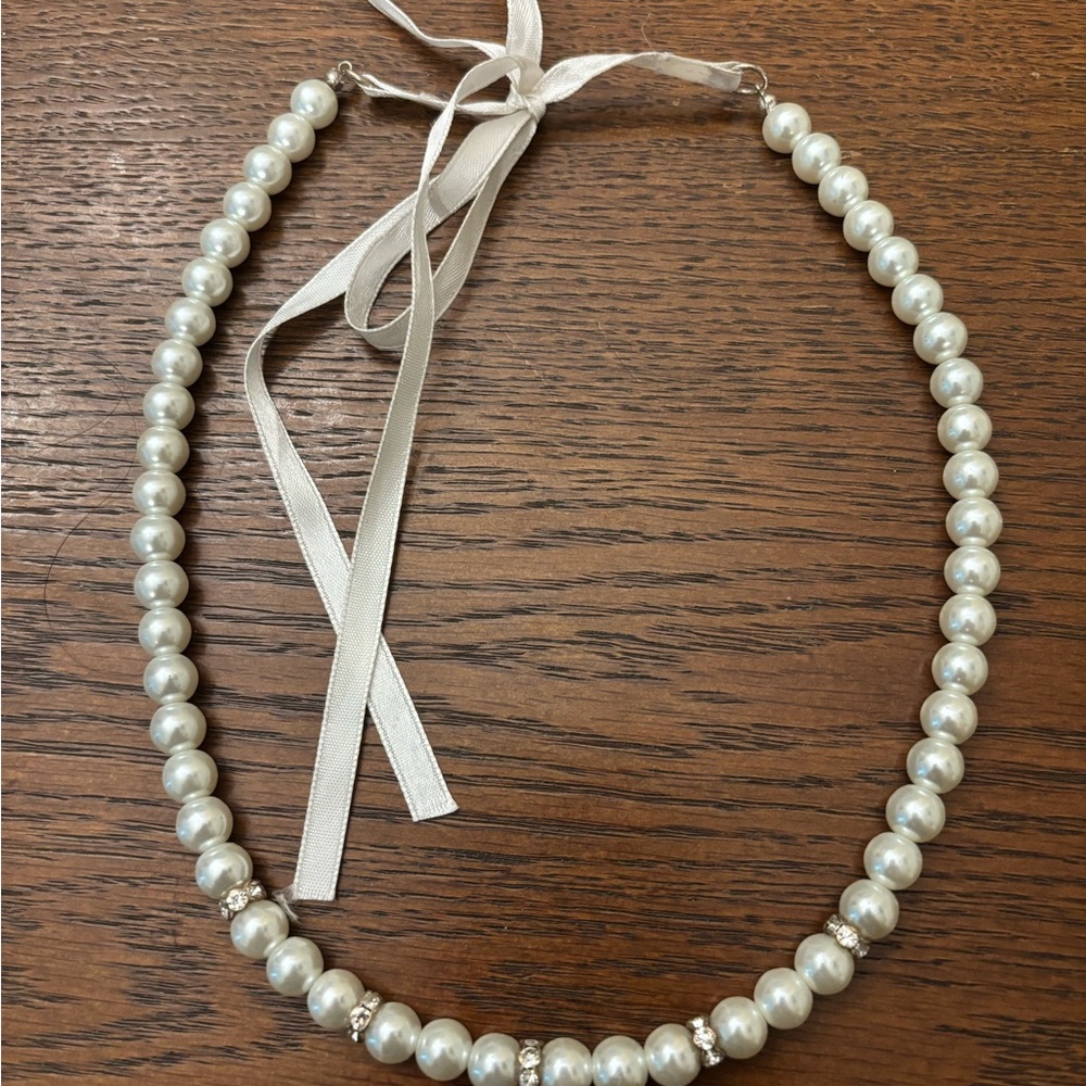 Faux Pearl Necklace